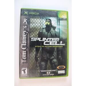 Tom Clancy's Splinter Cell (Microsoft Xbox, 2002) authentic, complete, tested